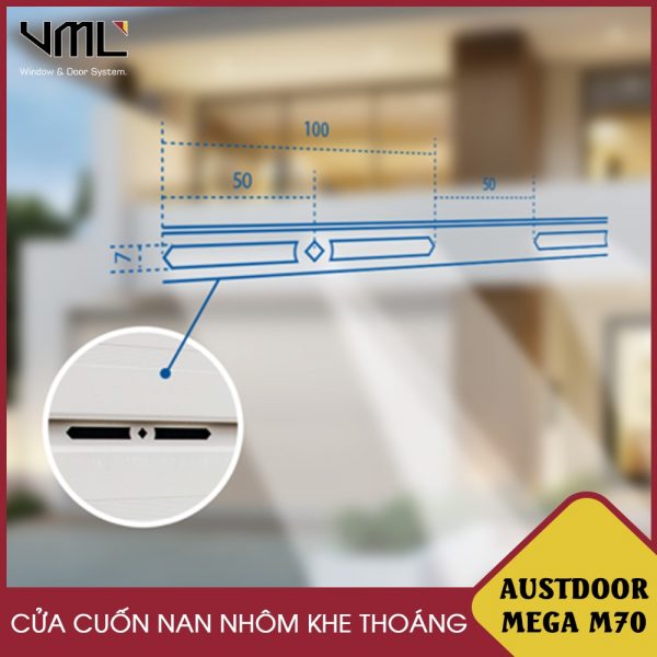 Cửa cuốn nan nhôm Austdoor